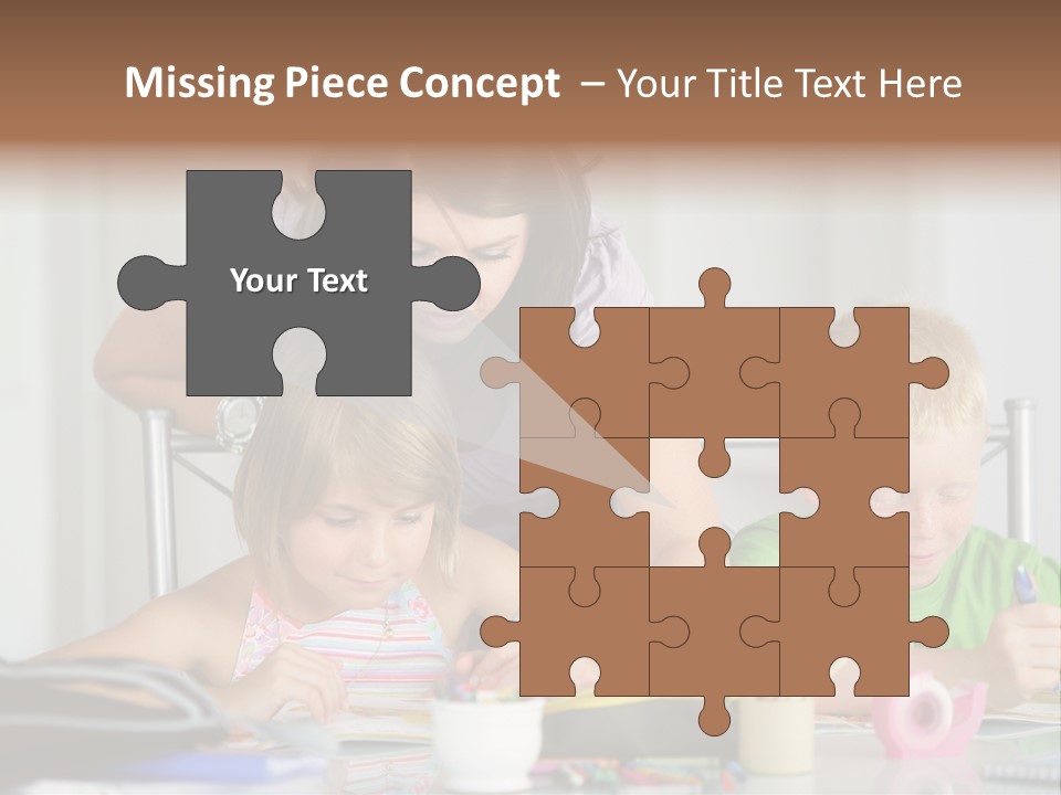 Brother School Class PowerPoint Template