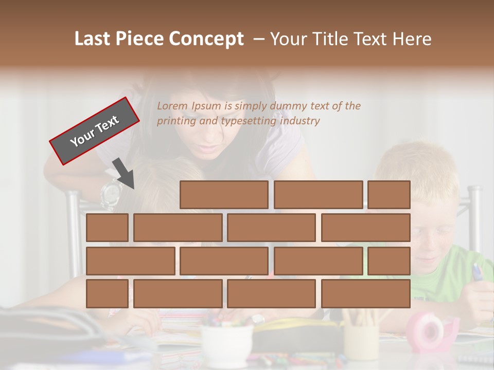 Brother School Class PowerPoint Template