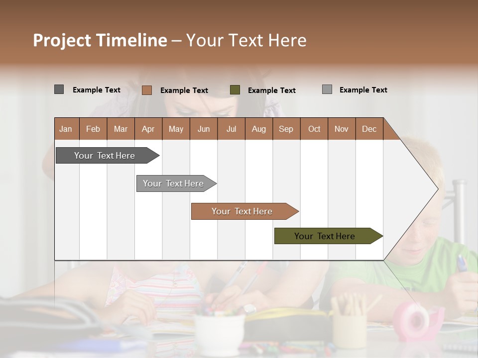 Brother School Class PowerPoint Template