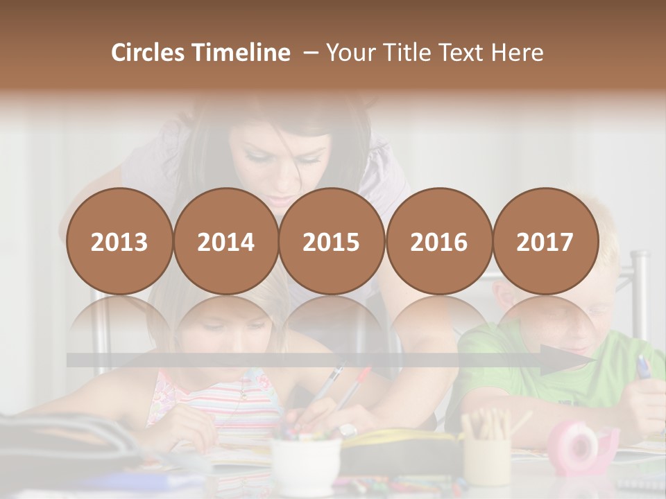 Brother School Class PowerPoint Template