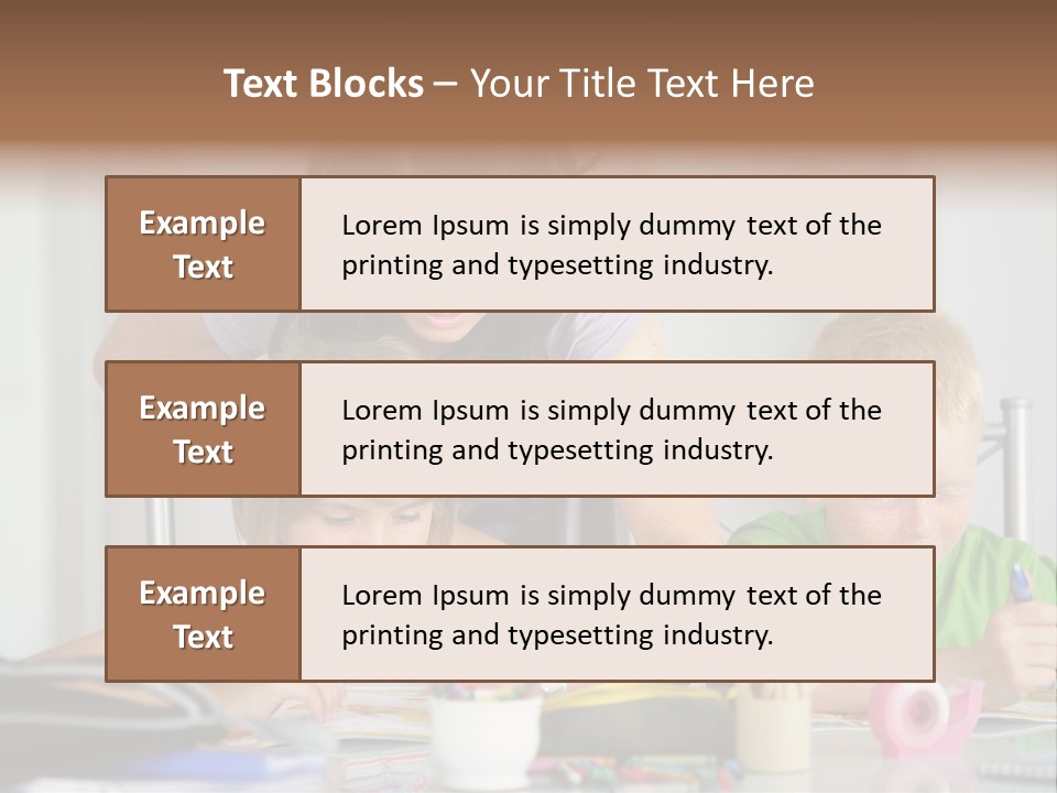 Brother School Class PowerPoint Template