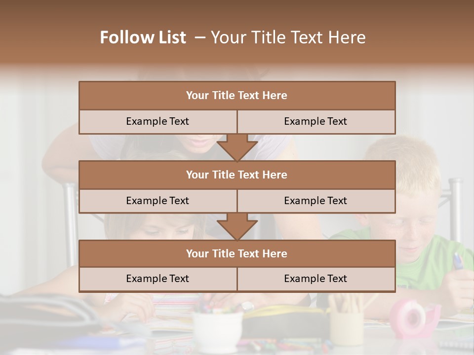 Brother School Class PowerPoint Template