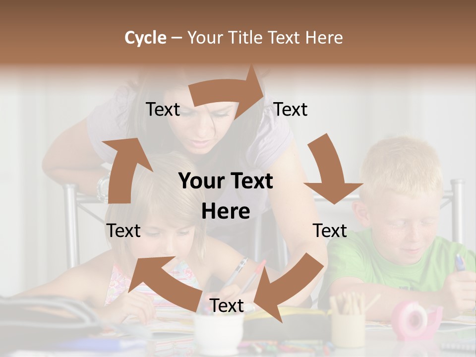 Brother School Class PowerPoint Template