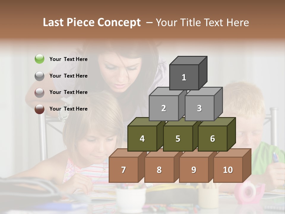 Brother School Class PowerPoint Template