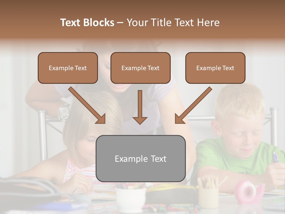 Brother School Class PowerPoint Template