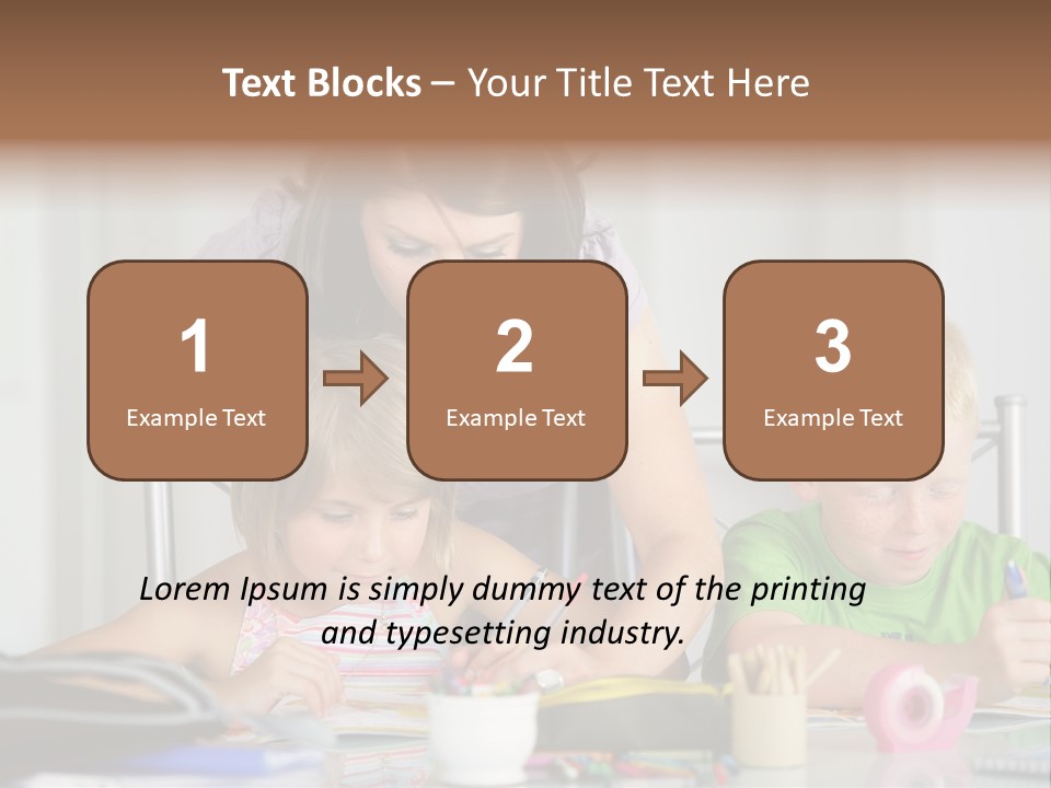 Brother School Class PowerPoint Template