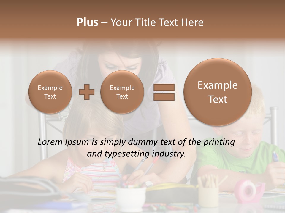Brother School Class PowerPoint Template