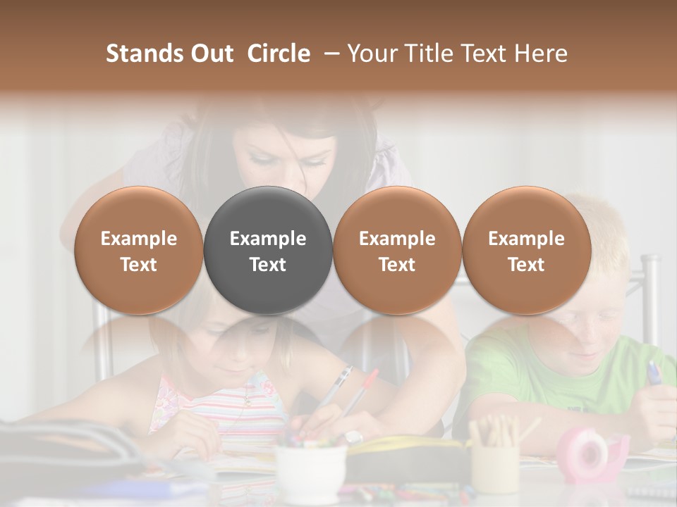 Brother School Class PowerPoint Template