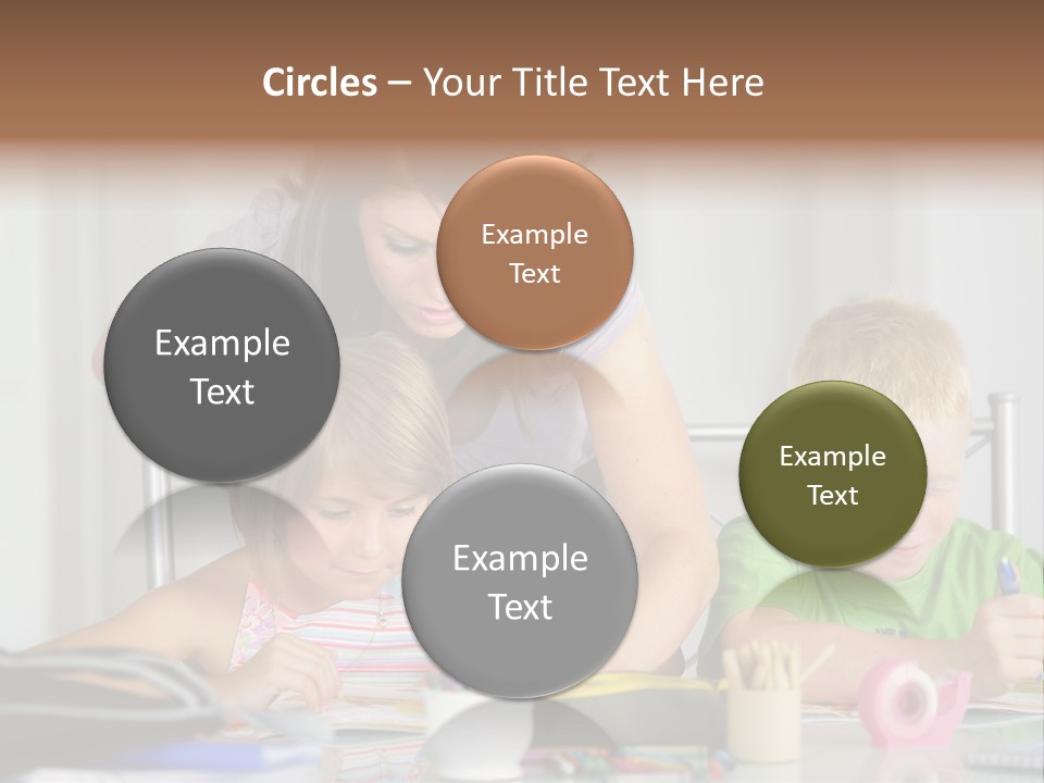 Brother School Class PowerPoint Template