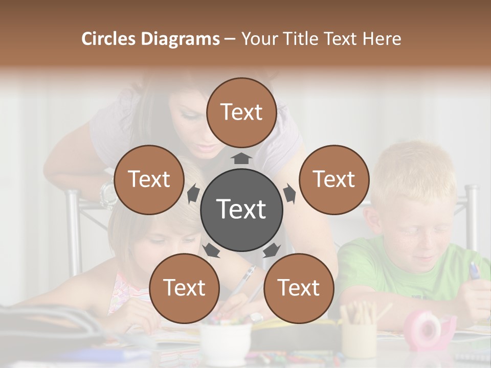 Brother School Class PowerPoint Template