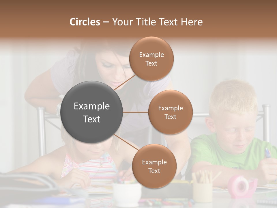 Brother School Class PowerPoint Template