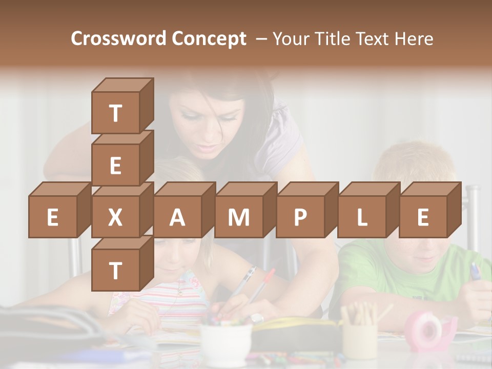 Brother School Class PowerPoint Template