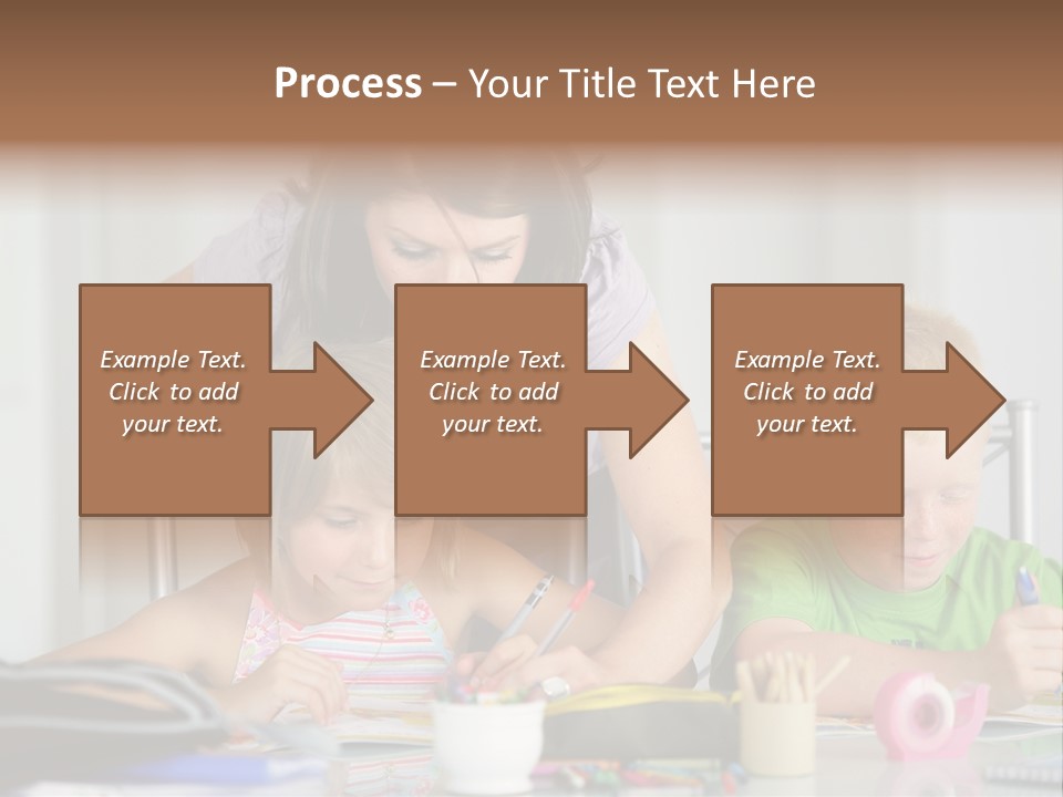 Brother School Class PowerPoint Template