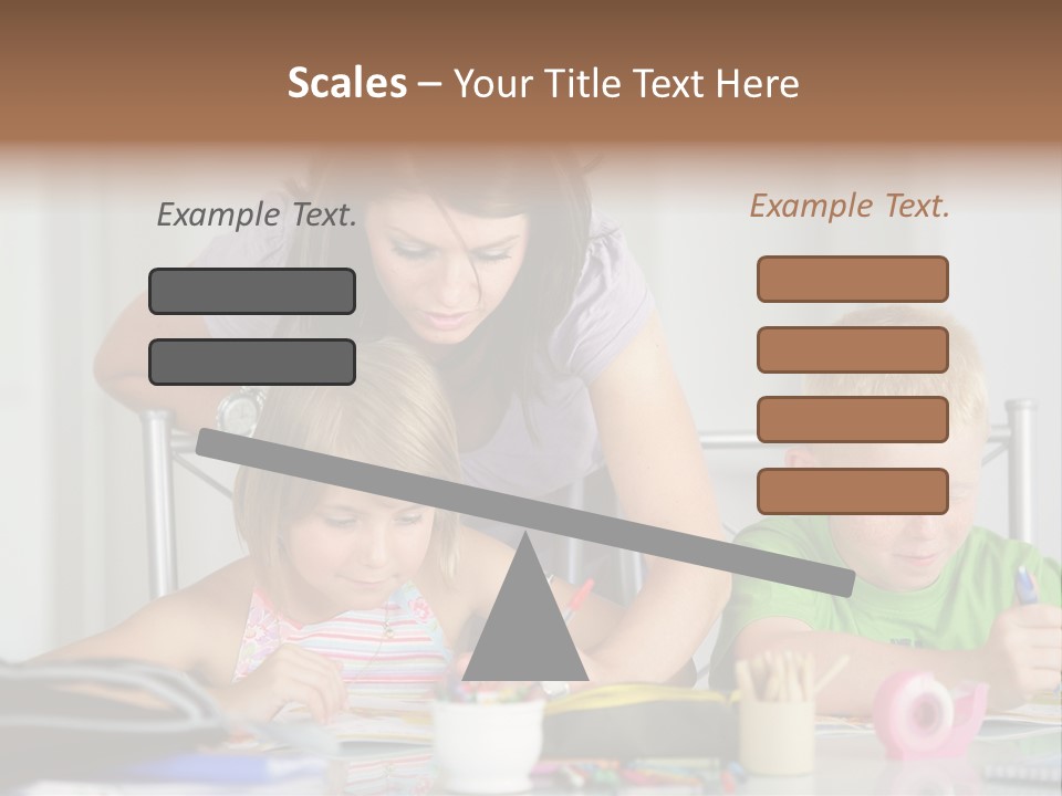 Brother School Class PowerPoint Template