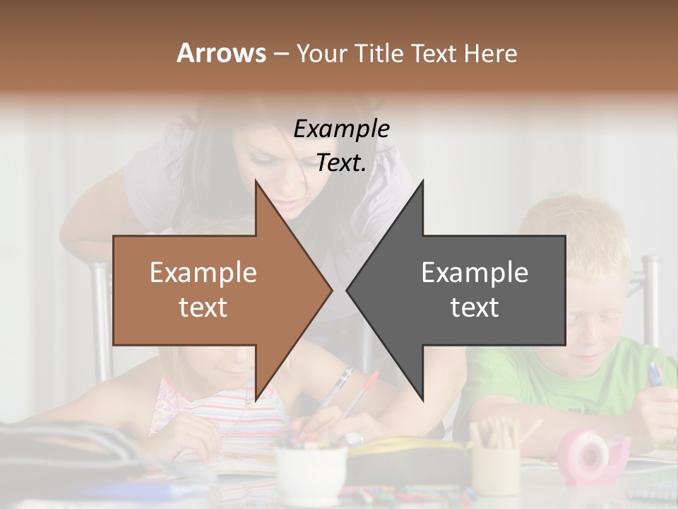 Brother School Class PowerPoint Template