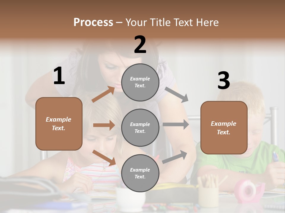 Brother School Class PowerPoint Template