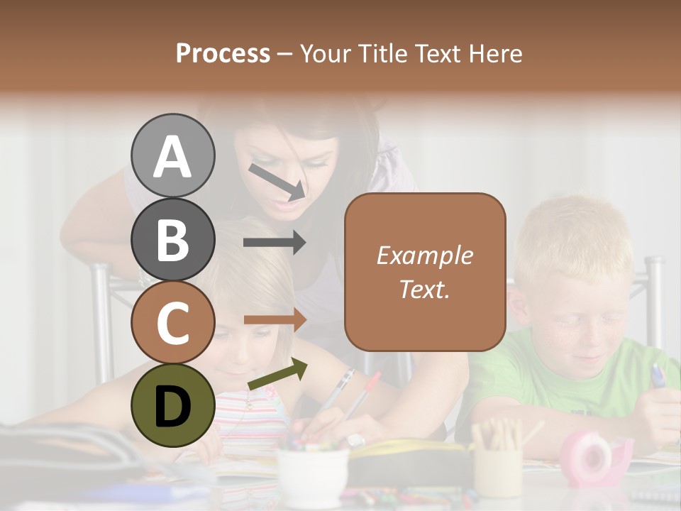 Brother School Class PowerPoint Template