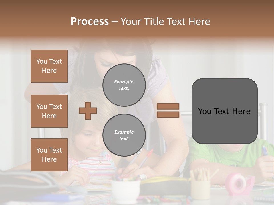 Brother School Class PowerPoint Template