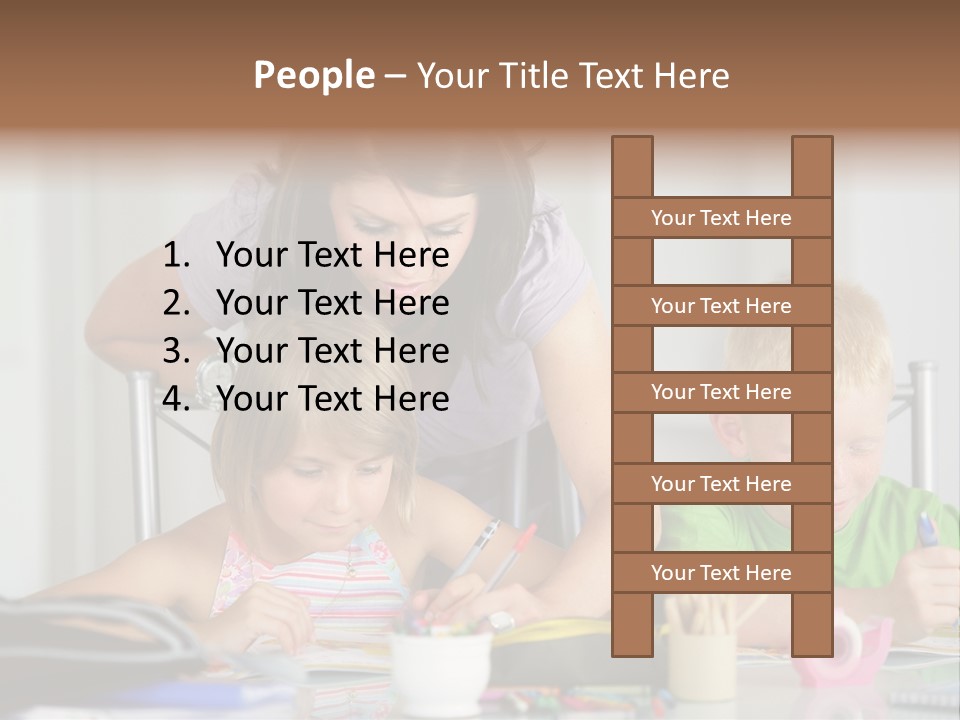 Brother School Class PowerPoint Template