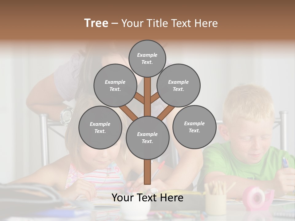 Brother School Class PowerPoint Template