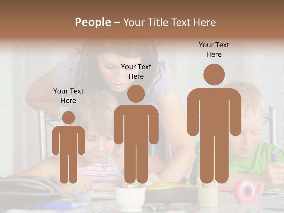 Brother School Class PowerPoint Template