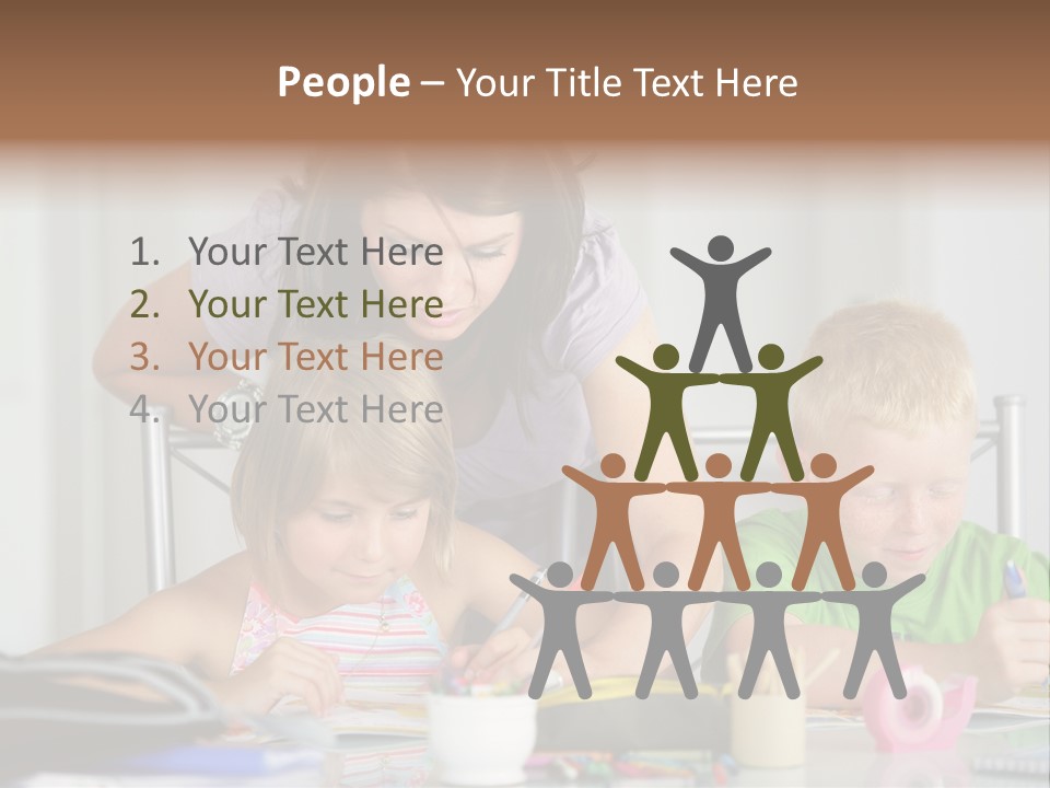 Brother School Class PowerPoint Template