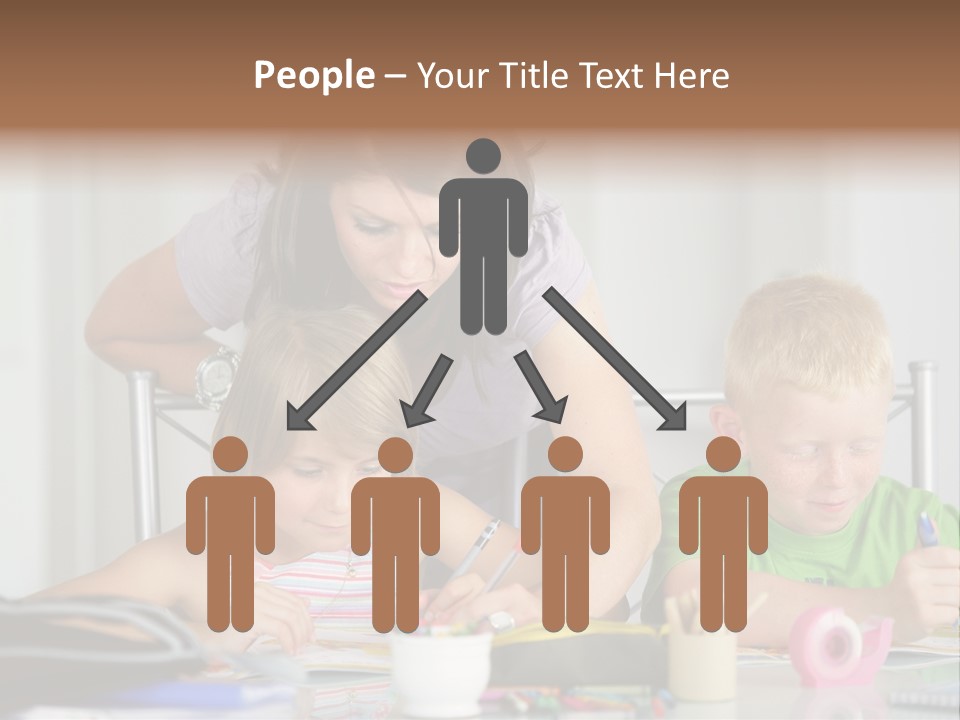 Brother School Class PowerPoint Template