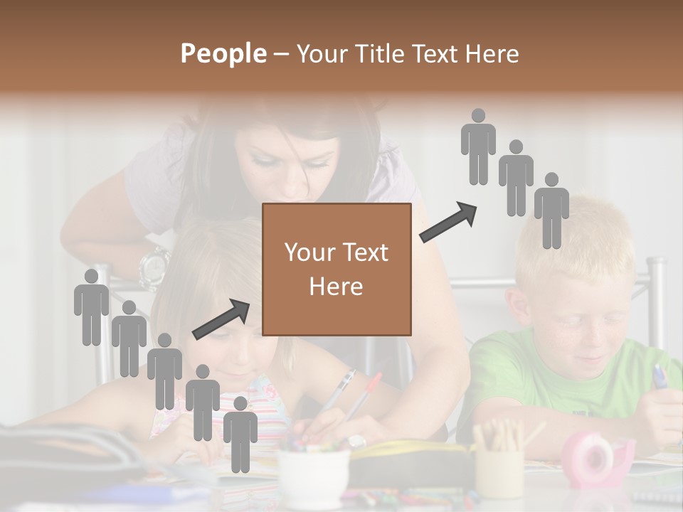 Brother School Class PowerPoint Template