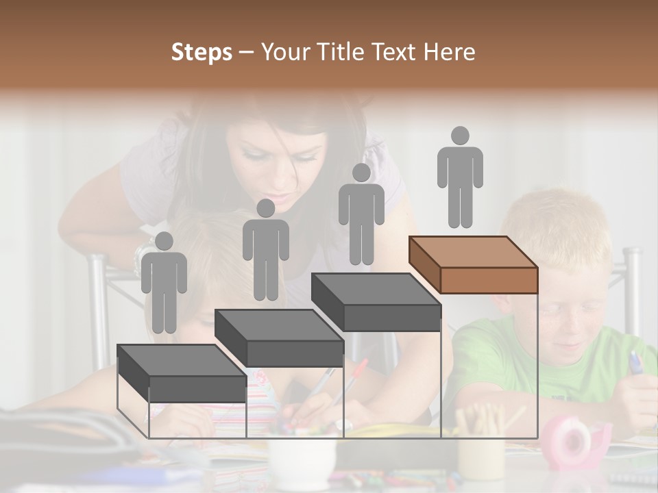 Brother School Class PowerPoint Template