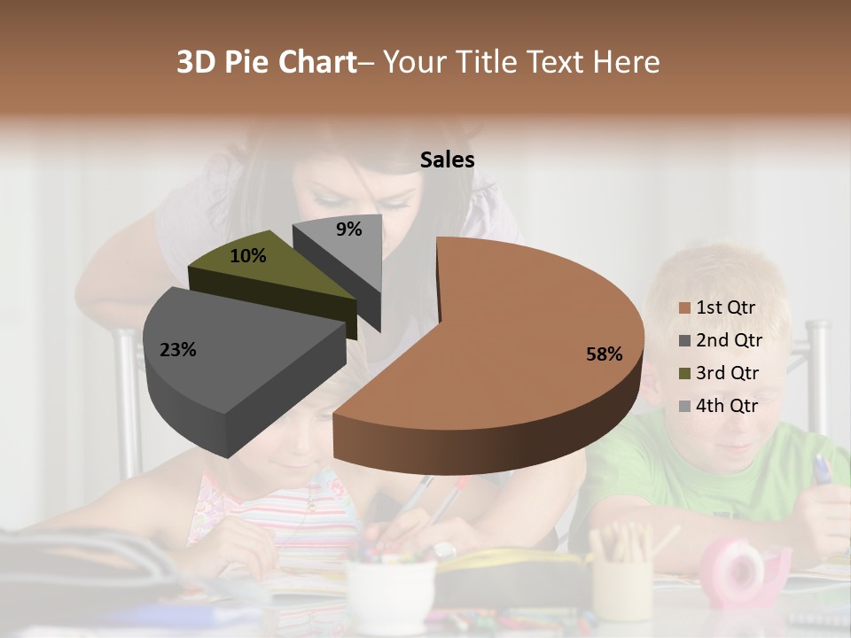 Brother School Class PowerPoint Template