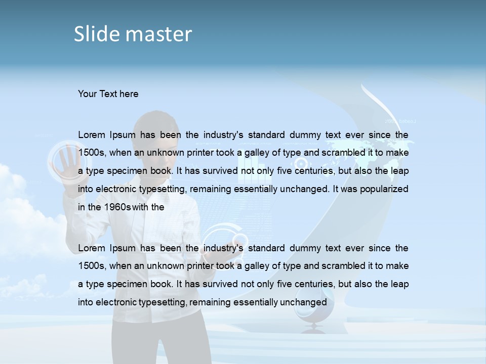 Career Pretty Solution PowerPoint Template