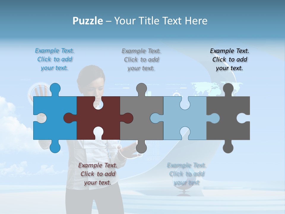 Career Pretty Solution PowerPoint Template