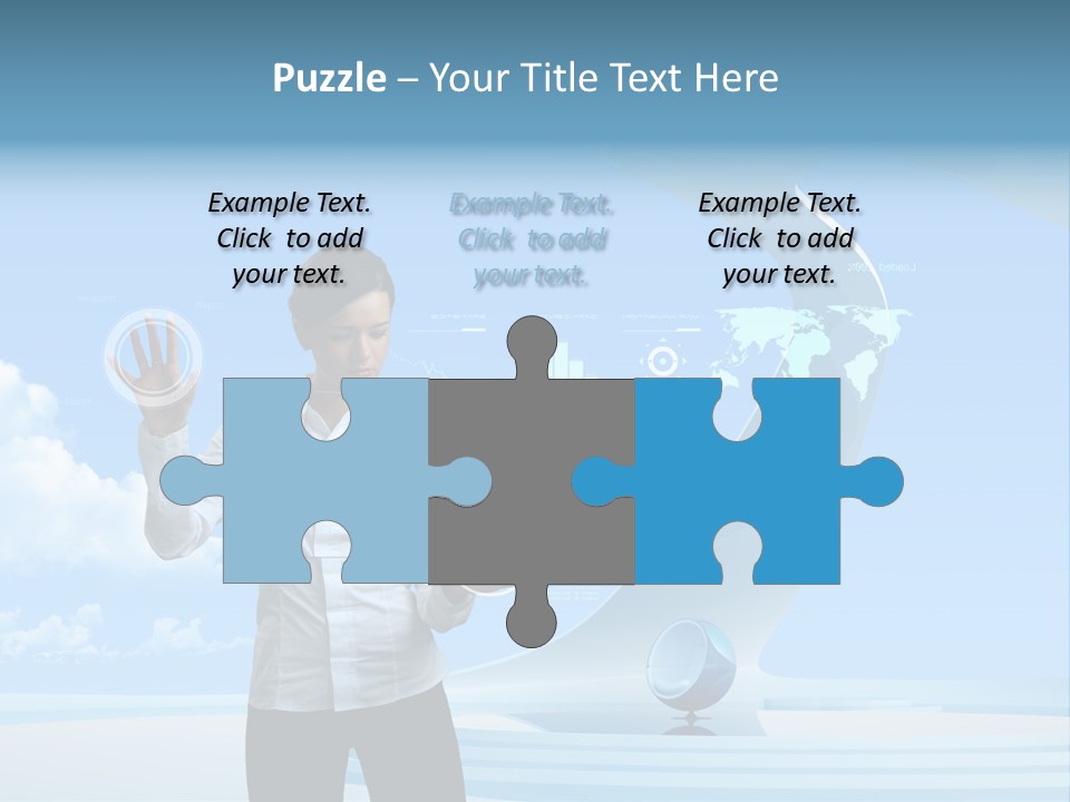 Career Pretty Solution PowerPoint Template