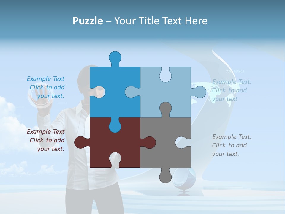 Career Pretty Solution PowerPoint Template