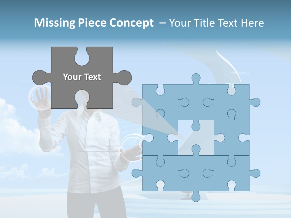 Career Pretty Solution PowerPoint Template