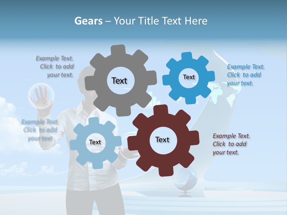 Career Pretty Solution PowerPoint Template