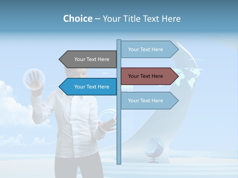 Career Pretty Solution PowerPoint Template