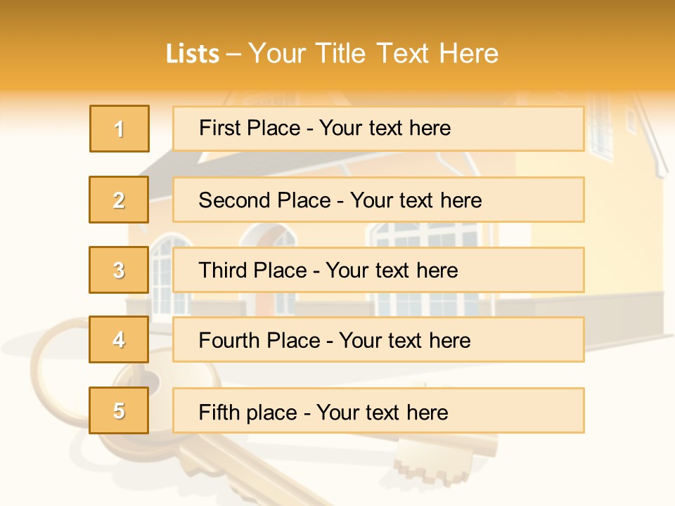 Key Home Buy PowerPoint Template