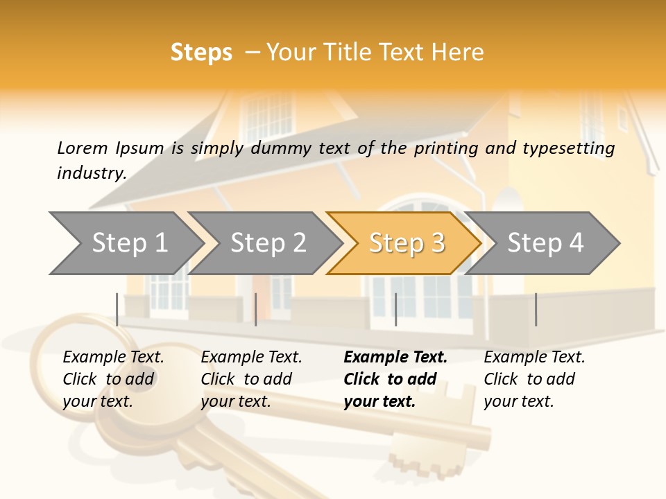 Key Home Buy PowerPoint Template