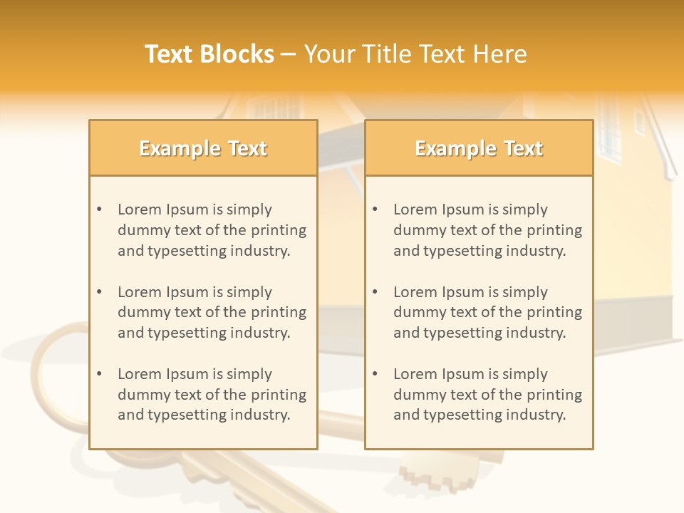 Key Home Buy PowerPoint Template