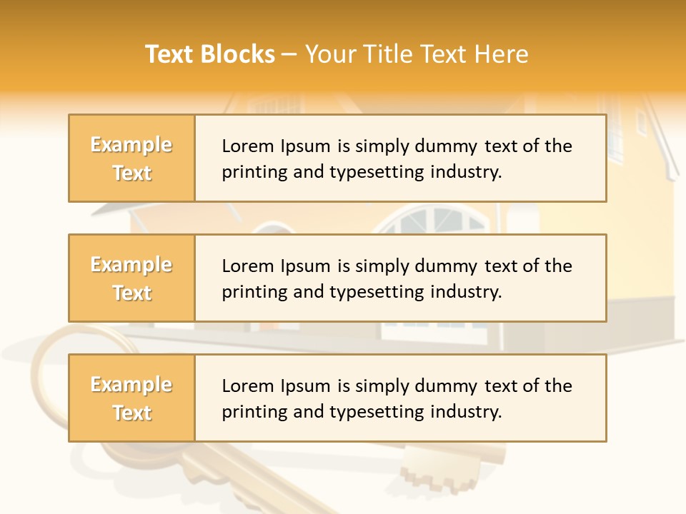 Key Home Buy PowerPoint Template
