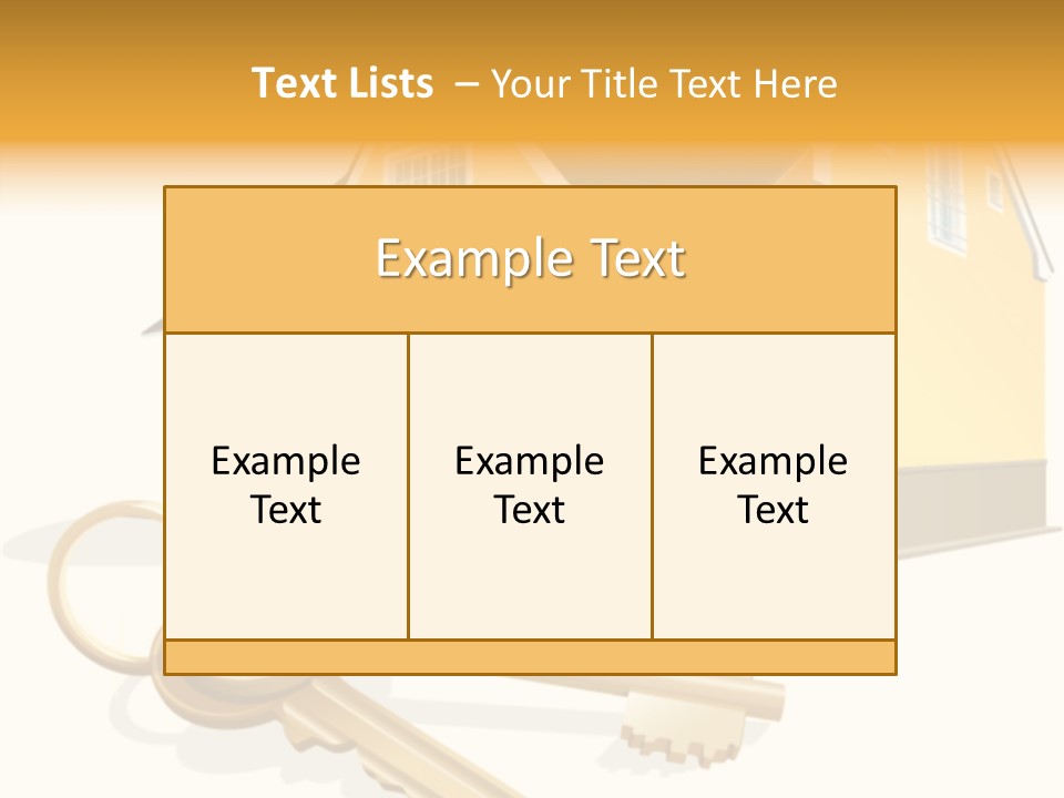 Key Home Buy PowerPoint Template
