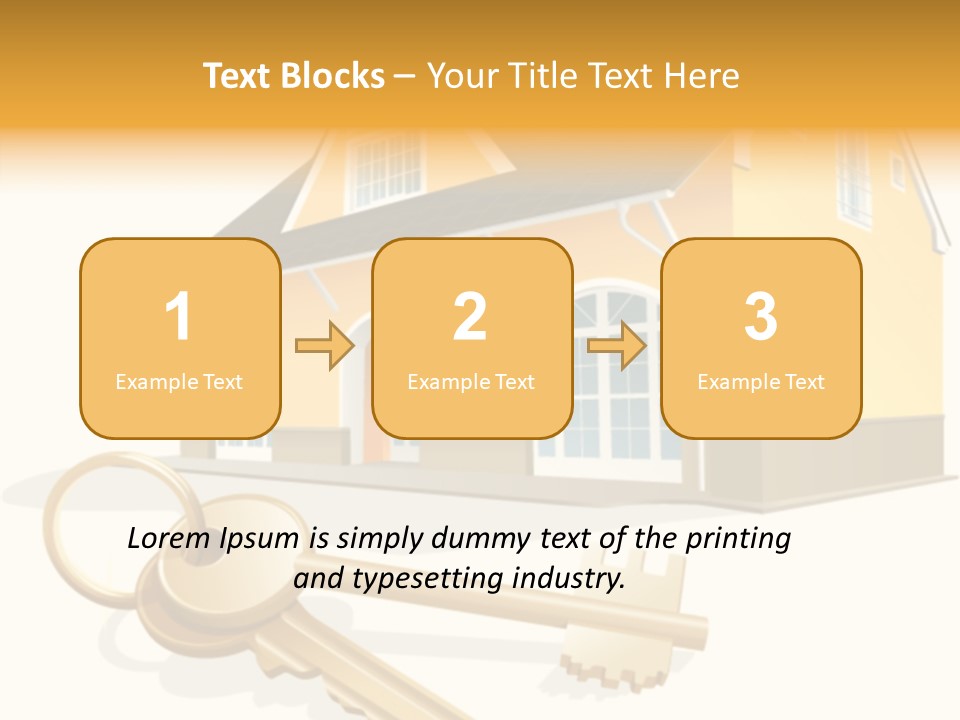 Key Home Buy PowerPoint Template