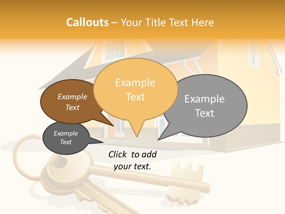 Key Home Buy PowerPoint Template