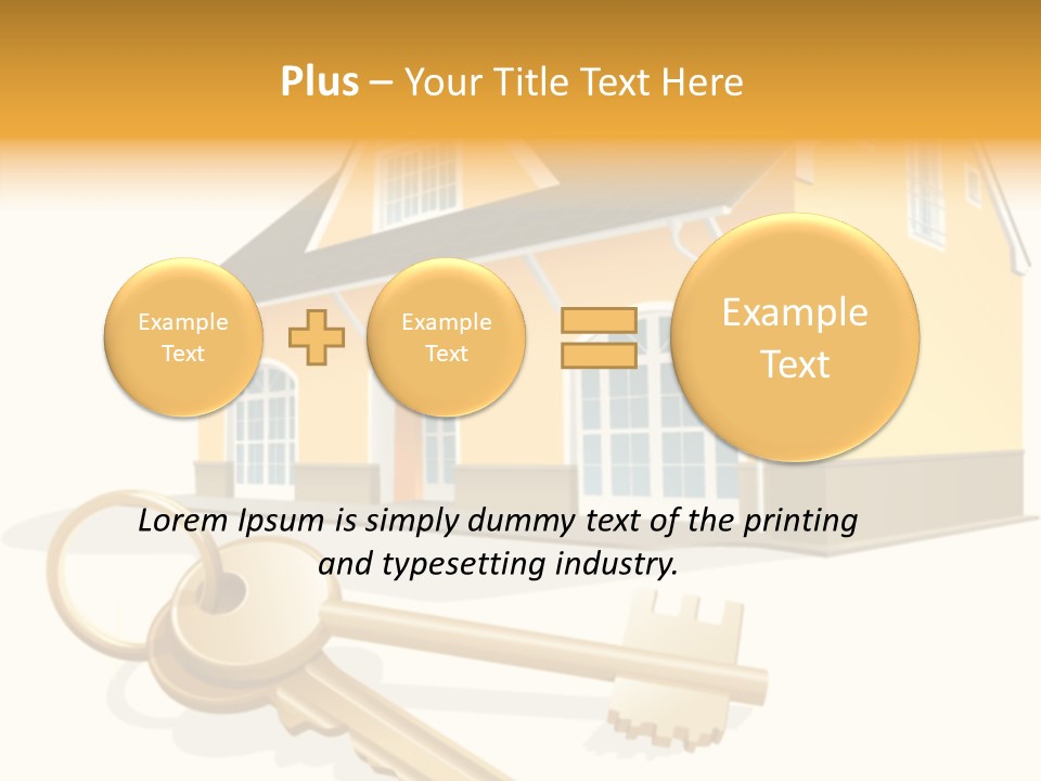 Key Home Buy PowerPoint Template