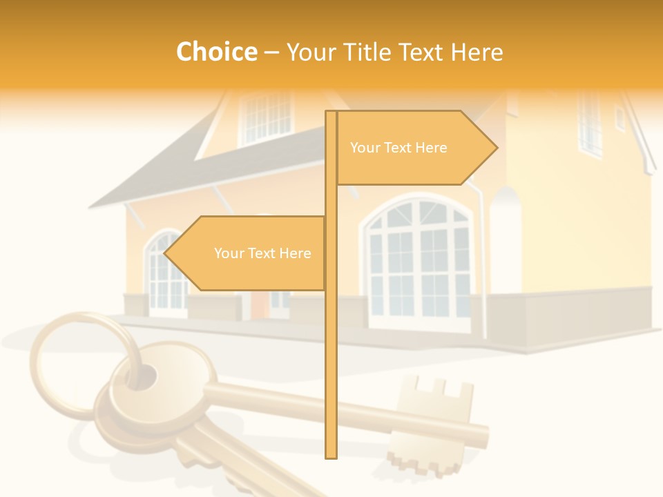 Key Home Buy PowerPoint Template