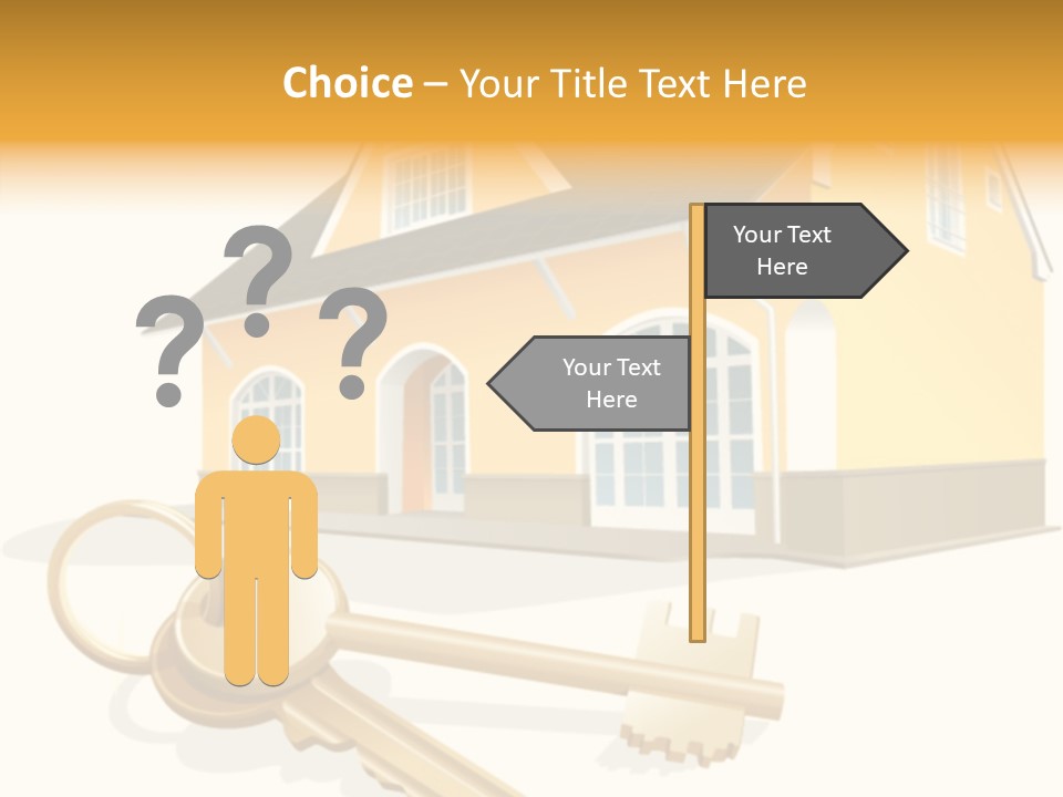 Key Home Buy PowerPoint Template