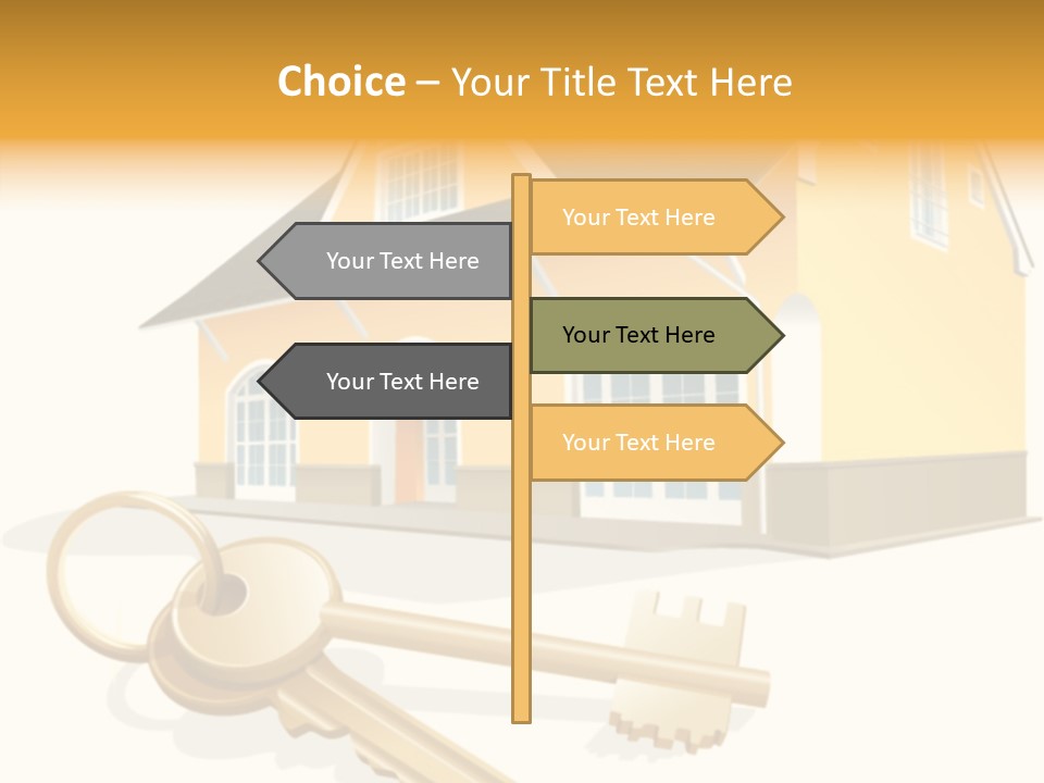 Key Home Buy PowerPoint Template