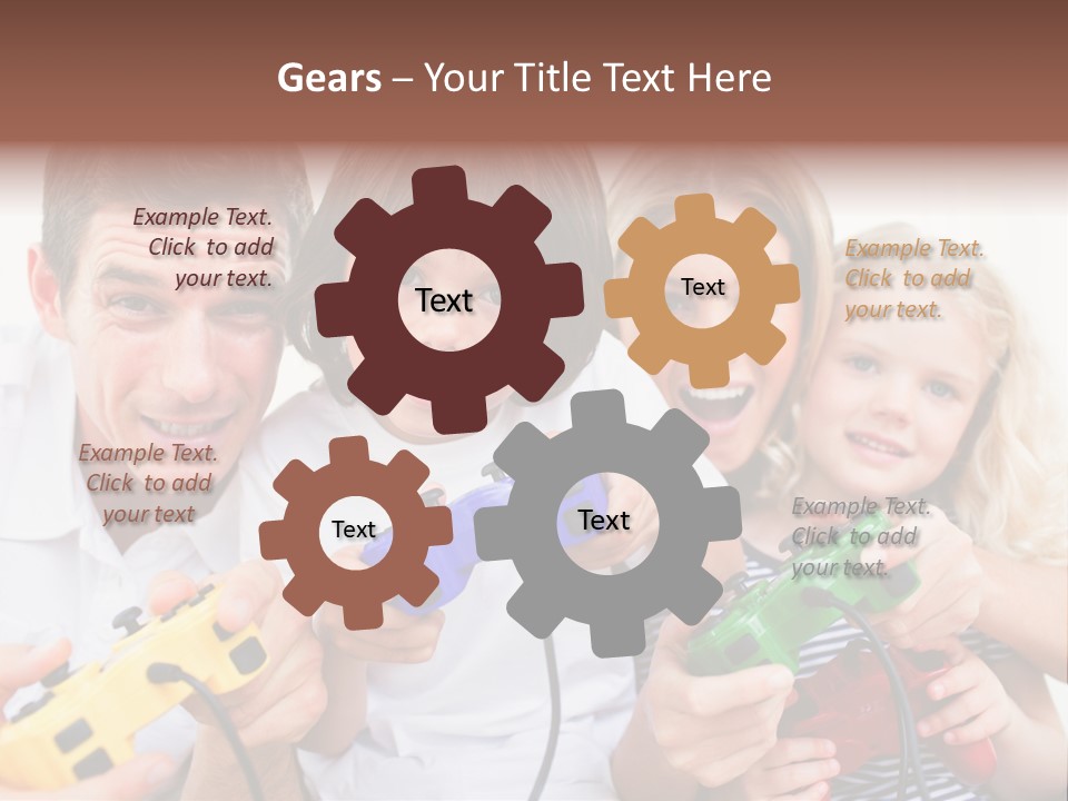 Videogame Merry Technology PowerPoint Template