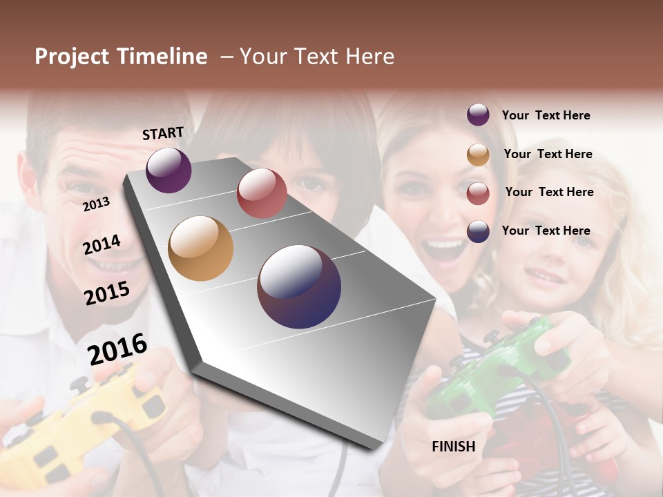 Videogame Merry Technology PowerPoint Template